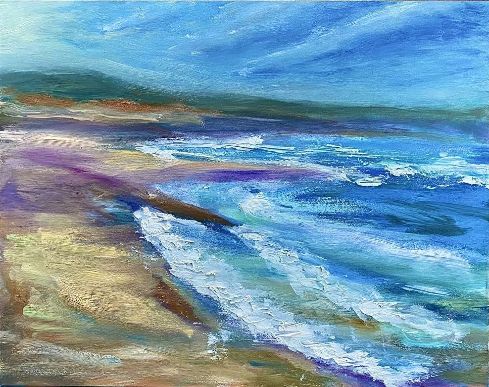 Sara Papirmeister Ocean Art Oil Painting