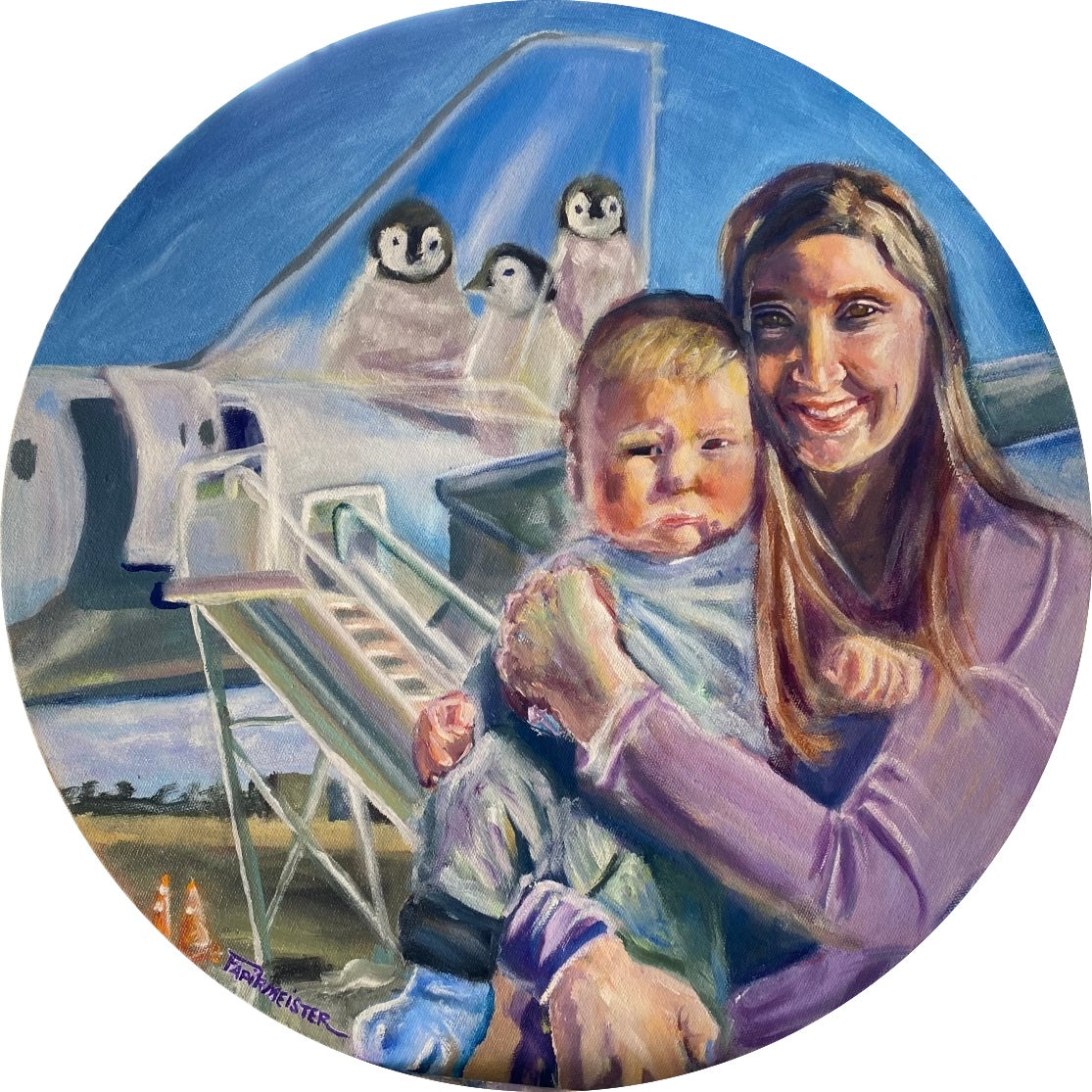 Sara Papirmeister Portrait Art Oil Painting