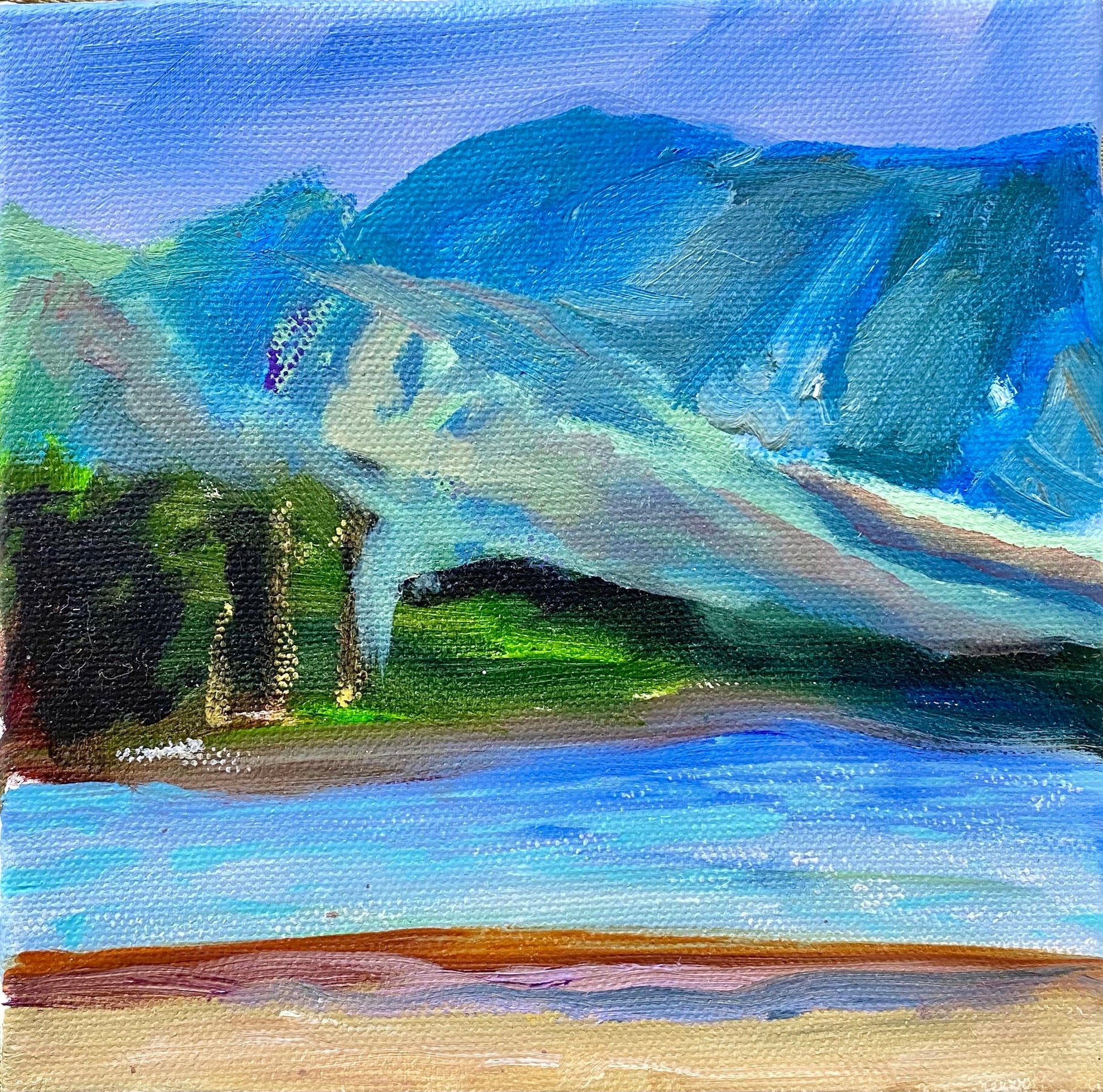 Sara Papirmeister Ocean Art Oil Painting