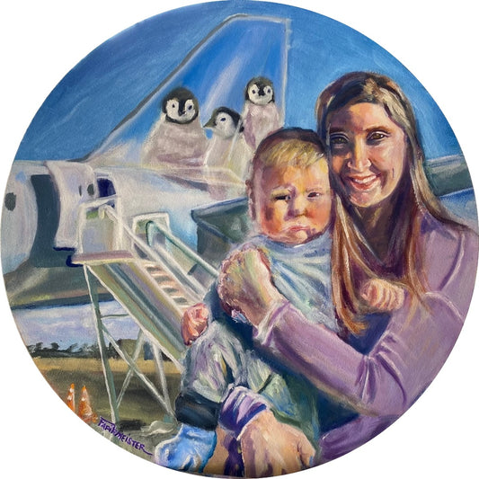 Sara Papirmeister Portrait Art Oil Painting