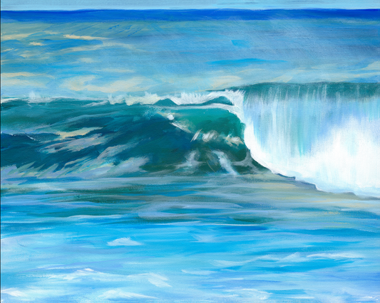 Sara Papirmeister Ocean Art Oil Painting
